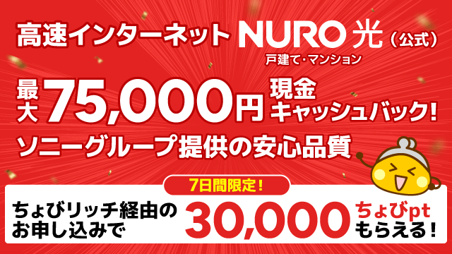 高速インターネット NURO 光（公式）（戸建て・マンション）