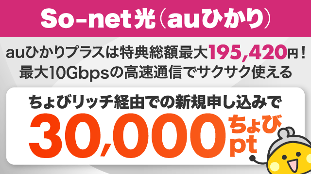 So-net 光 （auひかり）