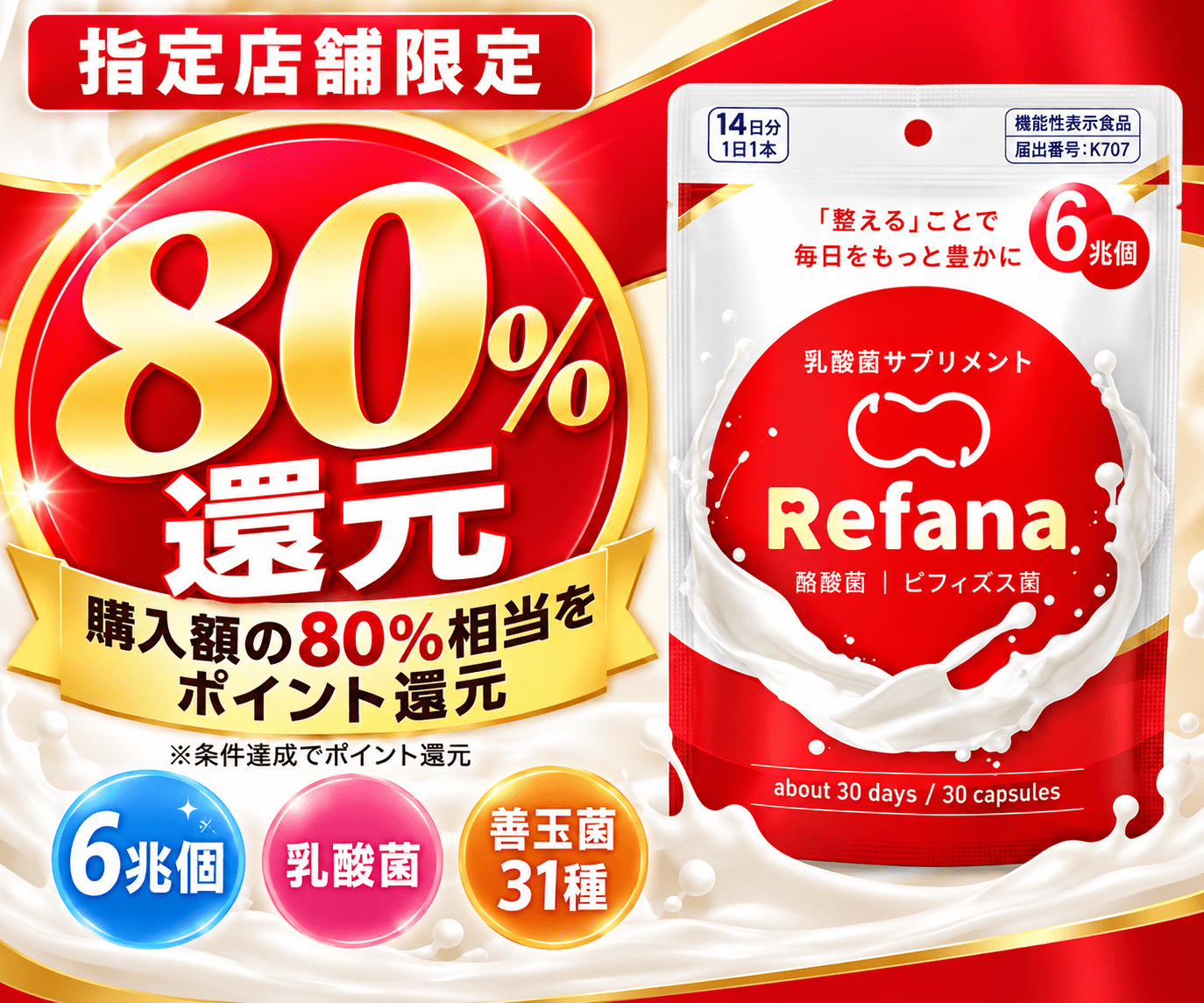 Refana乳酸菌サプリメント